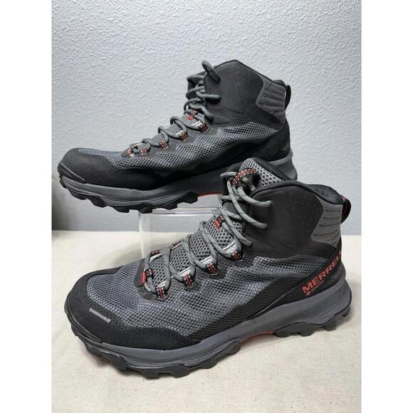 Merrell Speed Strike Mid GTX Mens Waterproof  Boots Sz 9 - Picture 2 of 9
